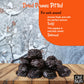 Oh! Nuts Dried Prunes Pitted - 1.5 Lb - California Sun Dried Angelino Red Plums - No Sugar Added - Dehydrated Fruit Bites - Pack