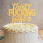 Thirty Four Gold Glitter Cake Toppers 34 Years Old 34Th Birthday Anniversary Party Decorations Supplies