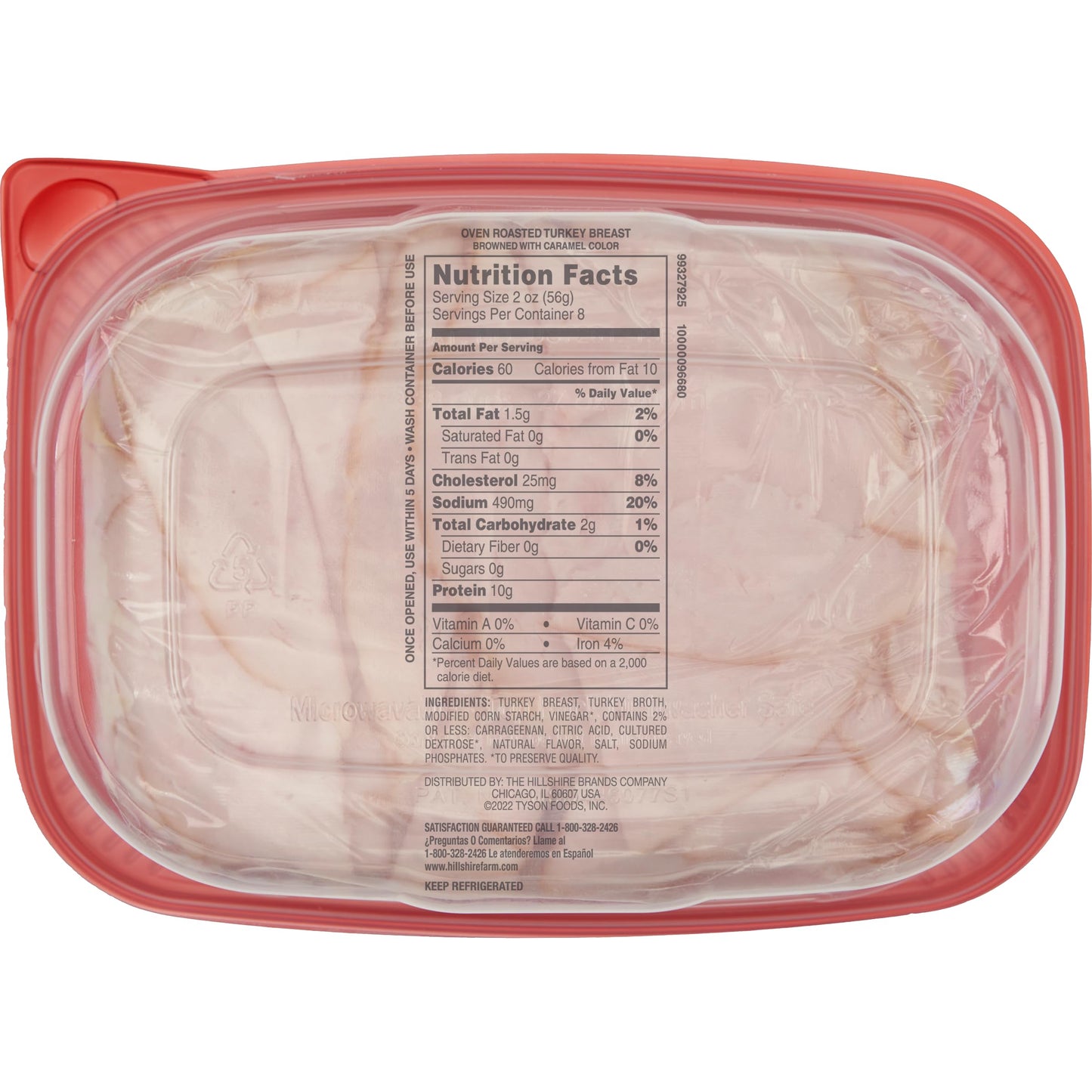 Hillshire Farm Ultra Thin Oven Roasted Turkey Breast, 16 Oz