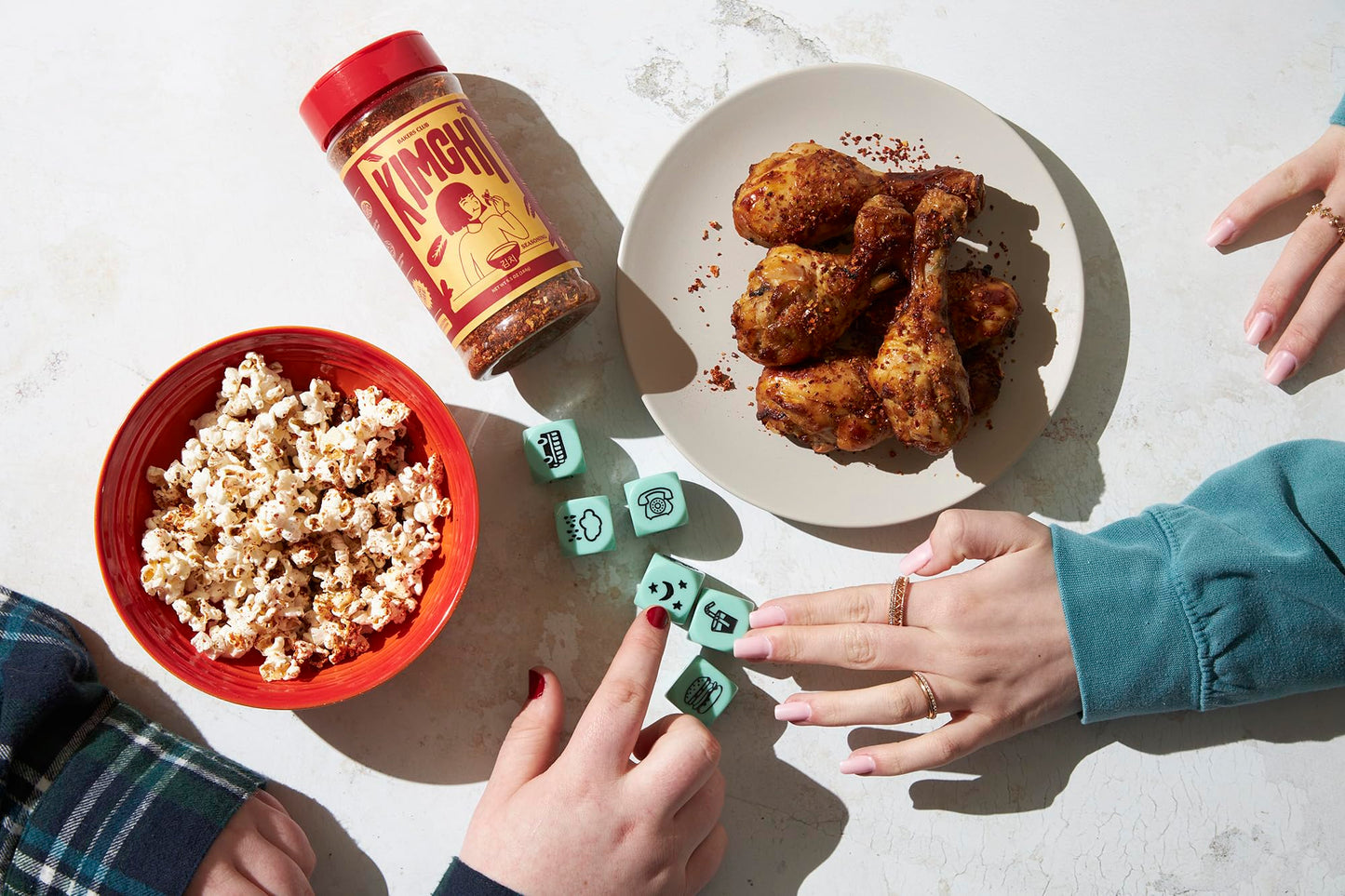 Bakers Club 6.5Oz Korean Kimchi Seasoning Powder - Fried Rice, Stir Fry, Popcorn, Ramen Soup, Barbecue Dry Rub For Meats, Pork,