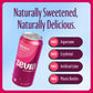 Zevia Zero Sugar Soda, Black Cherry, 16 oz Cans, 12-Pack, Non-GMO, Gluten-Free, Vegan