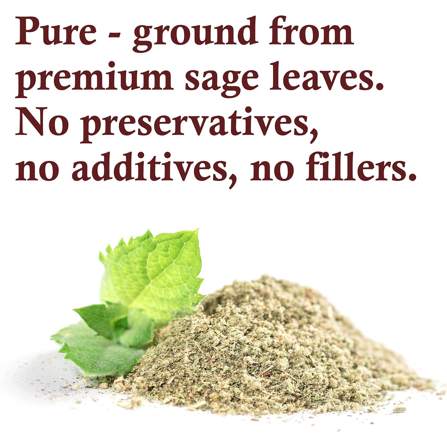 The Spice Way Sage Ground - (4 Oz) Dried Herb Leaves Powder