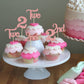24Pcs Two Cupcake Toppers Glitter 2Nd Birthday Cupcake Picks For Baby Shower Second Birthday Party Cake Decorations Supplies Ros