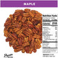 Pecan Nation Maple Flavored Roasted Sweet Pecan Pieces, 16 oz, Non-GMO, Healthy Snack, 2 Pack, Brown