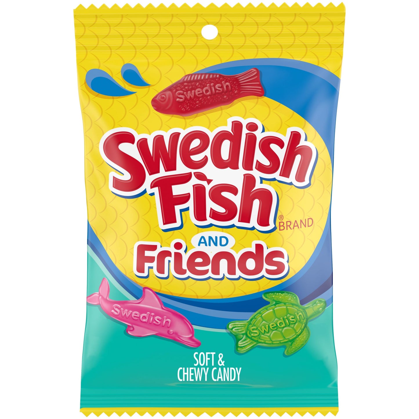 Swedish Fish And Friends Soft & Chewy Candy  8.04 Oz