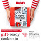 Davids Cookies Gourmet Chocolate Chunk Cookies - 1 lb Fresh Baked in Holiday Tin - Handmade, All Natural, No Preservatives