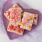 Sweets Indeed Valentines Heart Tacklebox, Edible Heart Shapes, Assorted Variety, Perfect For Cake Decorations, Baking, Ice Cream