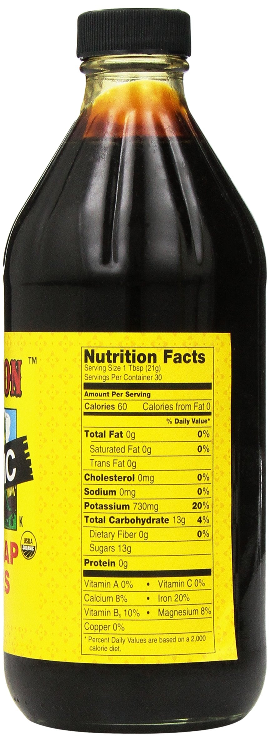 Plantation Molasses Blackstrap Unsulfured Organic Molasses 15 oz.