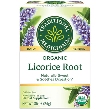 Traditional Medicinals Organic Herbal Tea, Licorice Root, 16-Count (Pack Of 3)3