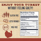 Dennymikes Turkey Lurkey Poultry Seasoning Bbq Rub, Low Sodium Seasoning & Gluten-Free Gourmet Chicken Herbs, Spices & Seasonings For Roasting, Brining, Smoky Aroma, & Grilling, 7 Oz