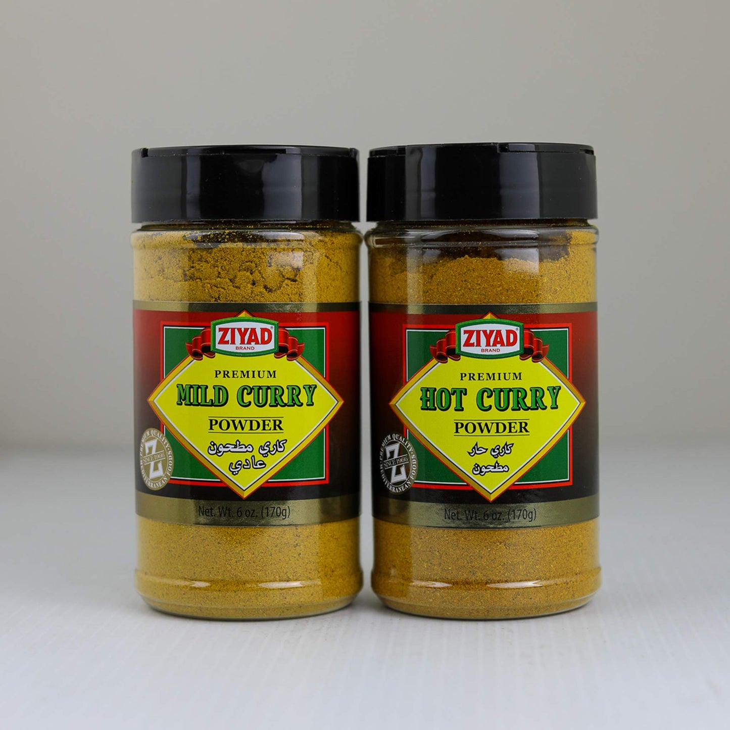 Ziyad Shaker Premium Mild Curry Powder, Flavorful Spices, No Additives, No Preservatives, No Salt, No Msg, 6 Oz