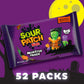 SOUR PATCH KIDS Big Kids Monster Heads Individually Wrapped Soft & Chewy Halloween Candy, 10 oz