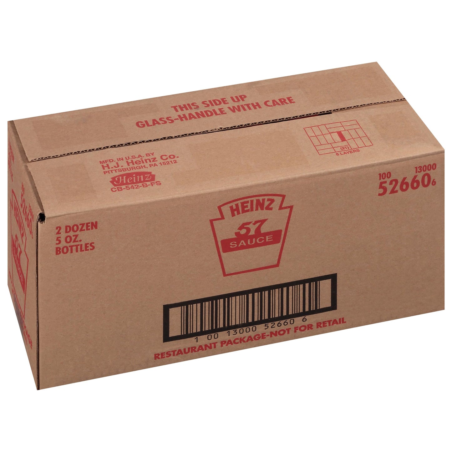 Heinz 57 Sauce (24 Ct Casepack, 5 Oz Bottles)