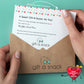 Gift A Snack - Holiday  Christmas Stocking Stuffer Healthy Snack Box Care Package + Greeting Card (40 Count) Birthday  Gift Basket  Nutritious Granola Breakfast Bars