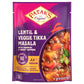Patak'S Lentil & Veggie Tikka Masala, Flavorful, Medium Heat Curry Made With Lentils, Beans, Pumpkin, Red Pepper, And A Balanced Melody Of Other Veggies, Ready To Heat Vegetarian Meals (Pack Of 6)