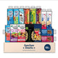 Sumsum Snack Box - Healthy Mixed Care Package (60 Count) Gift Basket For Mature-Themed Teen Kid College Students - Crave Box For The Office, School, Work - Assorted Nutritious Nuts And Bars