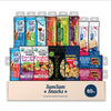 Sumsum Snack Box - Healthy Mixed Care Package (60 Count) Gift Basket For Mature-Themed Teen Kid College Students - Crave Box For The Office, School, Work - Assorted Nutritious Nuts And Bars