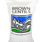 Palouse Brand Small Brown Dry Lentils | 18 lbs | Certified Glyphosate Residue Free | Non-GMO | Kosher | Family Farmed in Washington State