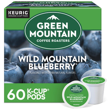 Green Mountain Coffee Roasters Wild Mountain Blueberry Keurig Single-Serve K-Cup pods, Light Roast Coffee, 60 Count (6 Packs of 