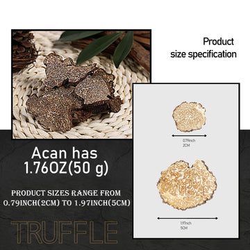 MOORCHOCO Truffle Slices, Black Summer Truffle Carpaccio, 50g, Premium Thinly Sliced Delicacy, Natural Drying, Gourmet Line