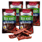 Bridgford Beef Jerky Roasted Garlic - 10 oz Pack of 4 - High Protein, Ready-to-Eat Snack