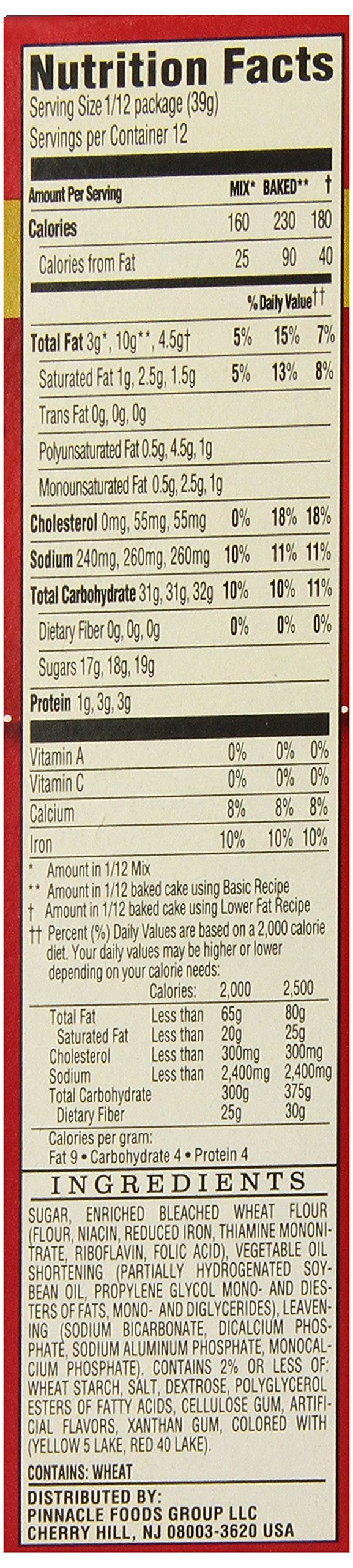 Duncan Hines Classic Yellow Cake Mix
