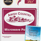 Amish Country Popcorn | Old Fashioned Microwave Popcorn | 10 Bags Hot N Spicy White Hulless | Non-GMO, Gluten Free, Microwaveabl