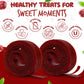 Essence 97 Fruit Roll Ups, Vegan Non-GMO Snacks, Natural Pomegranate, 16 Count