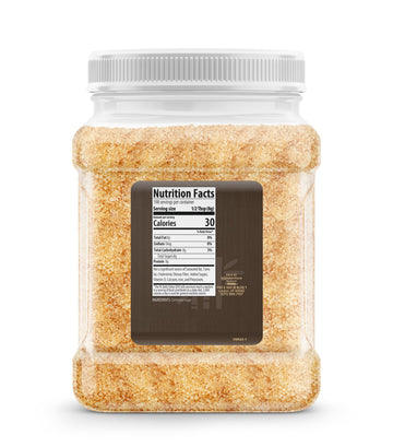 Unpretentious Demerara Sugar 3.5 Pounds, Food Storage, Raw First-Pressed Sugarcane Crystals For Drinks & Baking