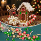 Twisweet Christmas Sprinkles, Gold and Red Pearls for Cake Decorating, Edible Christmas Tree Sugar Sprinkles for Baking, Candy P
