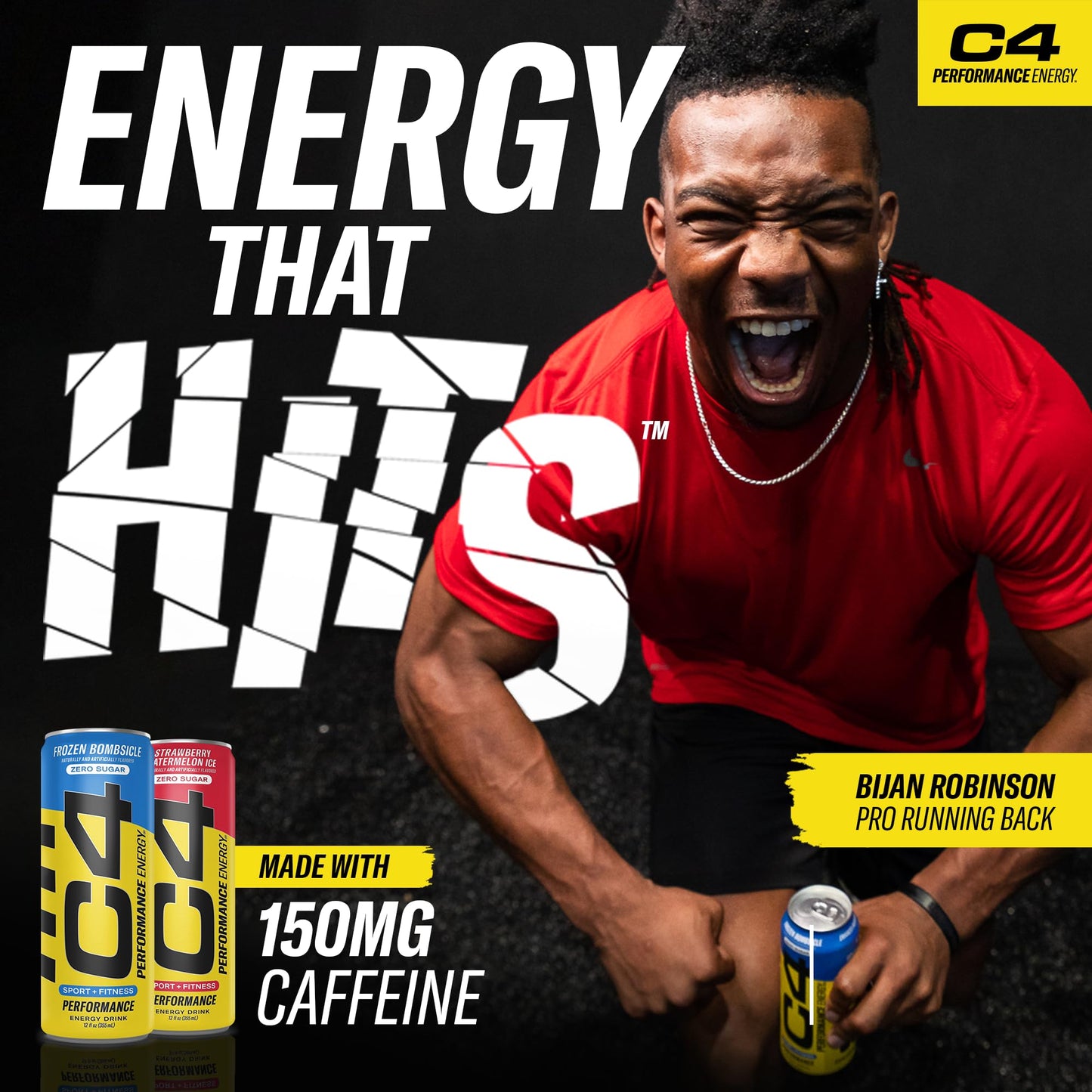 Cellucor C4 Performance Energy Drink Variety Pack | Zero Sugar | 150+200mg Caffeine | 12 Fl Oz (Pack of 12)