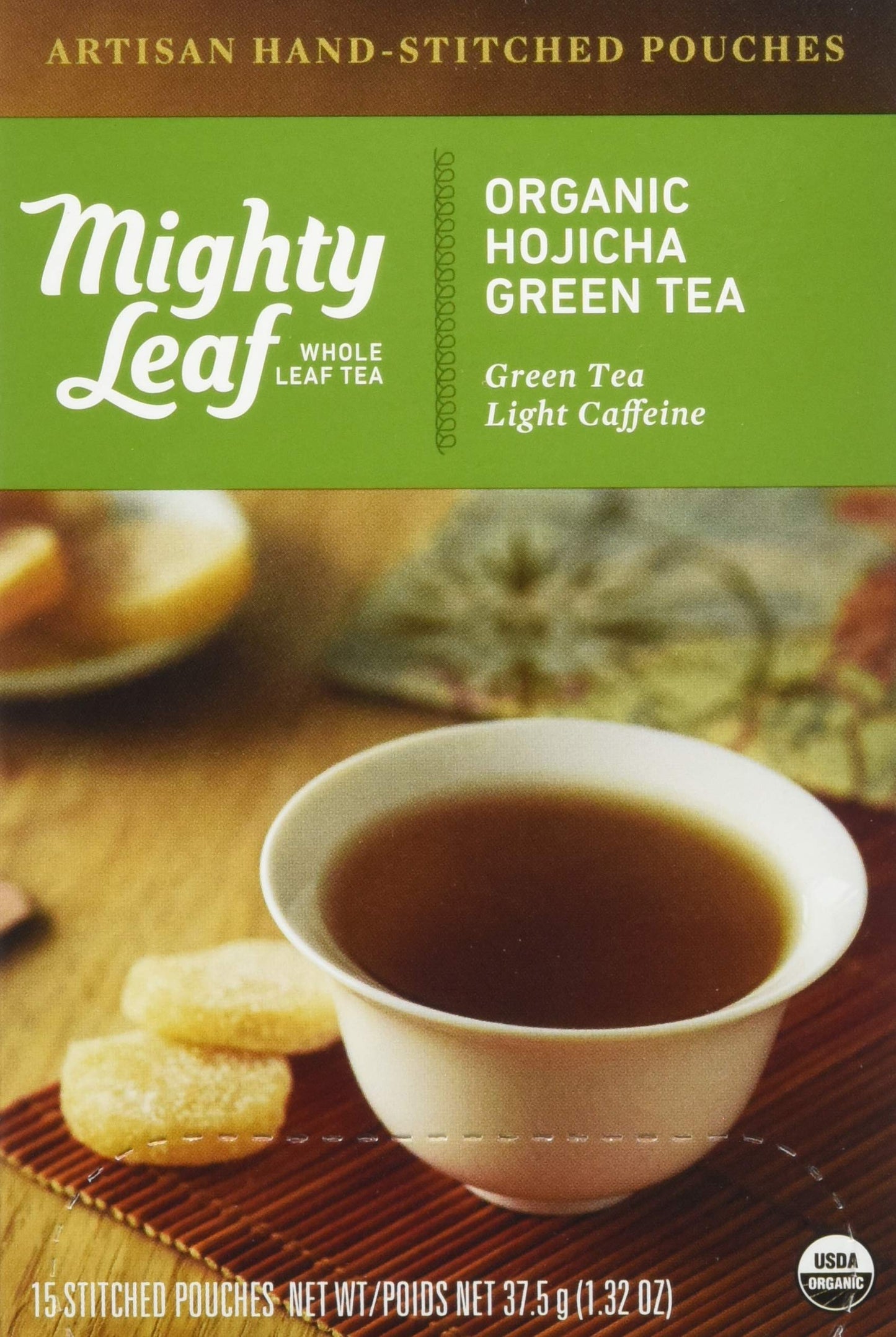 Mighty Leaf Organic Hojicha Green Tea - 15 Count, Pack of 1