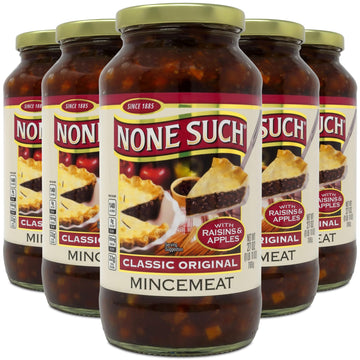 None Such Classic Original Mincemeat with Raisins and Apples, 27 Ounce (Pack of 6)