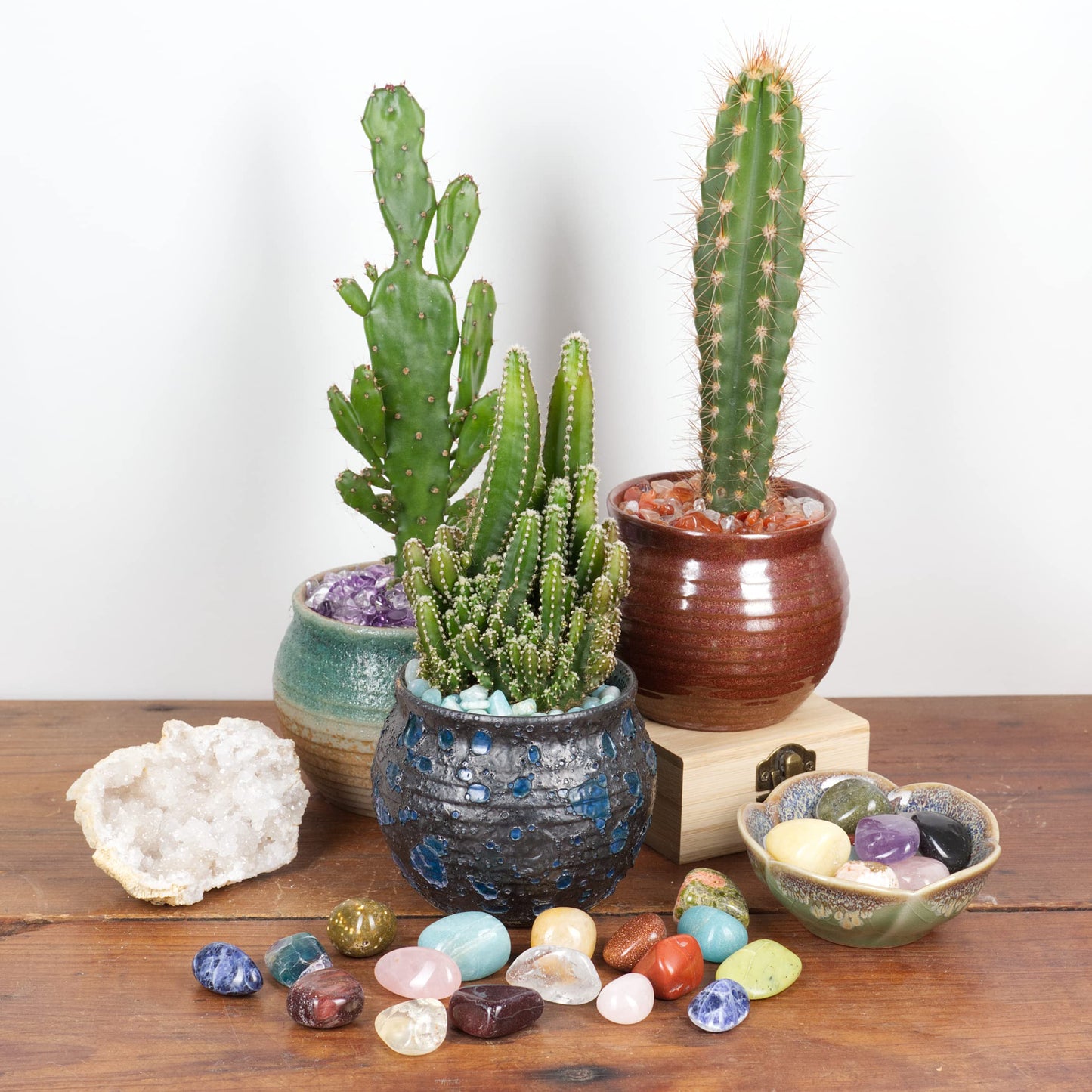 Cherry Tree Collection 1/2 Pound Tumbled Polished Stones  1/2'' - 1'' Size Nuggets  Crystals For Decoration, Healing, Reiki, Cha