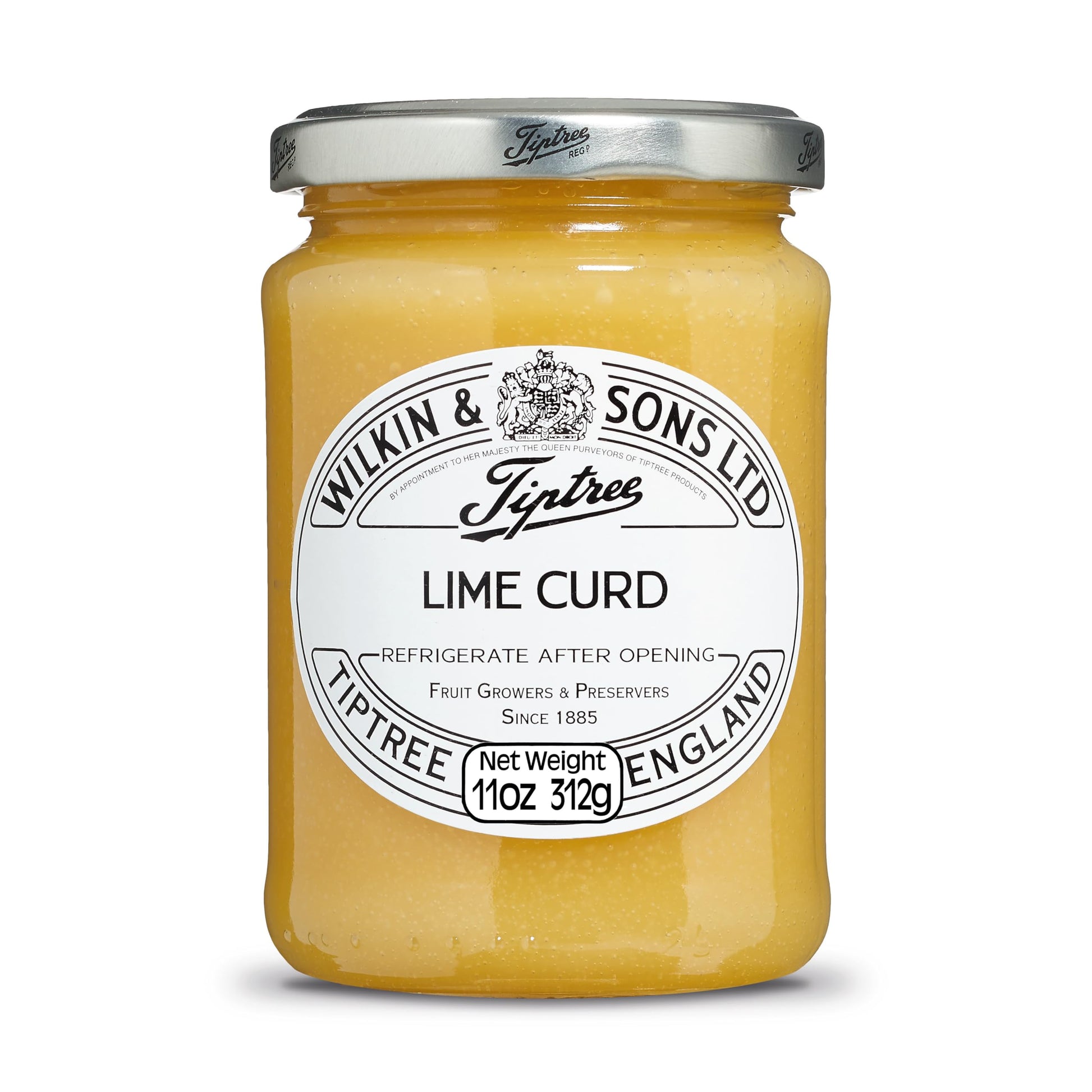 Tiptree Lime Curd, 11 Ounce Jar Yellow