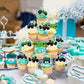 Keaziu 40PCS Edible Cupcake Toppers Farm Theme Decoration Green Paper