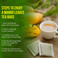 Freshdrinkus, Enhanced 100 Mango Leaf Tea Bags, 100% Natural & Pure From Mango Leaves. Loose Leaf Herbal Tea. No Sugar, No Caffeine, No Gluten, Vegan.