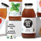 Just Ice Tea Organic Iced Tea, 16 Fl Oz Glass Bottles (Unsweetened Original Black Tea, Pack Of 12)