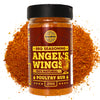 Angels Wings BBQ Chicken Rub - 100% Natural Aromatic Wings Seasoning - Perfect Blend Of Spices For Amazing Chicken BBQ And Gril