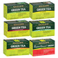 Bigelow Tea Green Tea Variety Pack, Classic Green Tea, Lemon, Pomegranate, Mint, Peach And Constant Comment Flavors, 20 Count Box (Pack Of 6), 120 Total Tea Bags