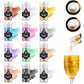 Edible Glitter for Cocktails - 12 Colors Luster Dust Edible Drink Glitter Food Grade Metallic Shimmer Powder Cake Sprinkles for 