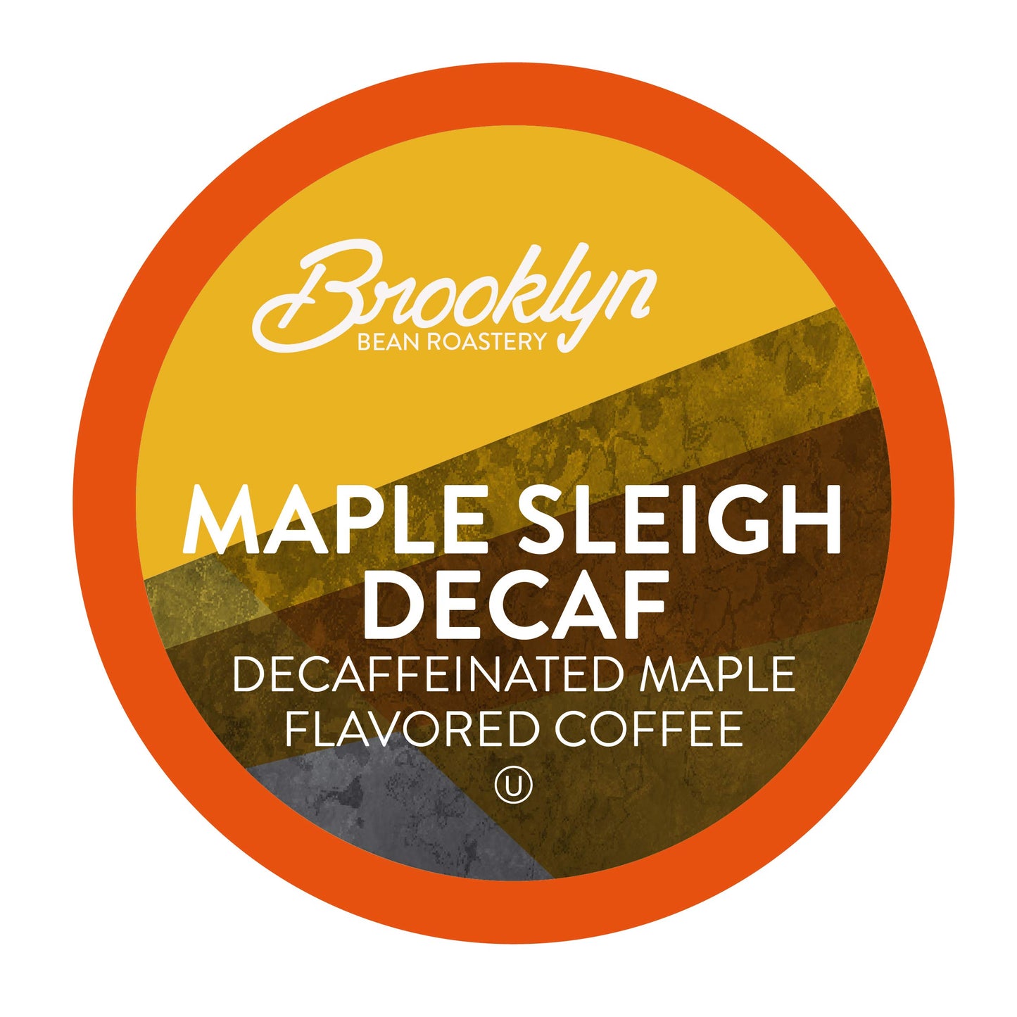 Brooklyn Beans Coffee Pods, Decaf Maple Sleigh, 40 Count, Compatible with K Cup Brewers, Model BB MSD40