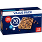 Fiber One Brownies, Chocolate Chip Cookie, 70 Cal, 2g Sugar, Value Pack, 12 Count, 10.6 oz