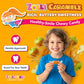 Zolli Caramelz Sugar-Free Candy - Creamy  Chewy  Dye-Free  Keto & Diabetic-Friendly Healthy Candy  Dentist-Approved  for Kids (Apple Green  5 oz)