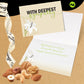 Sympathy Nuts Gift Basket With Sympathy Ribbon + Greeting Card (7 Assortments) Gourmet Food Bouquet Platter, Condolence Care Pac