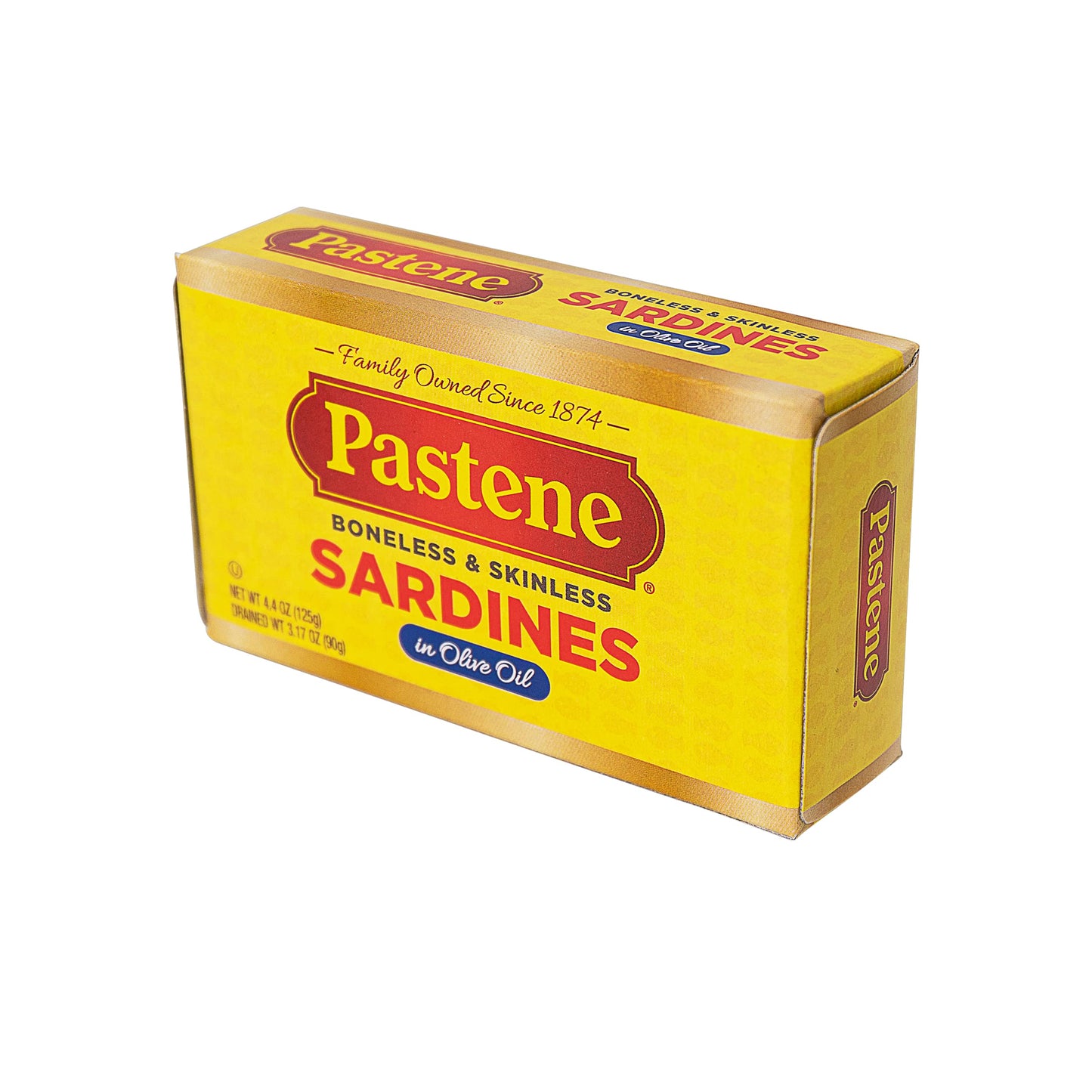 Pastene Boneless Skinless Sardines, 4.37 Ounce (Pack Of 12)