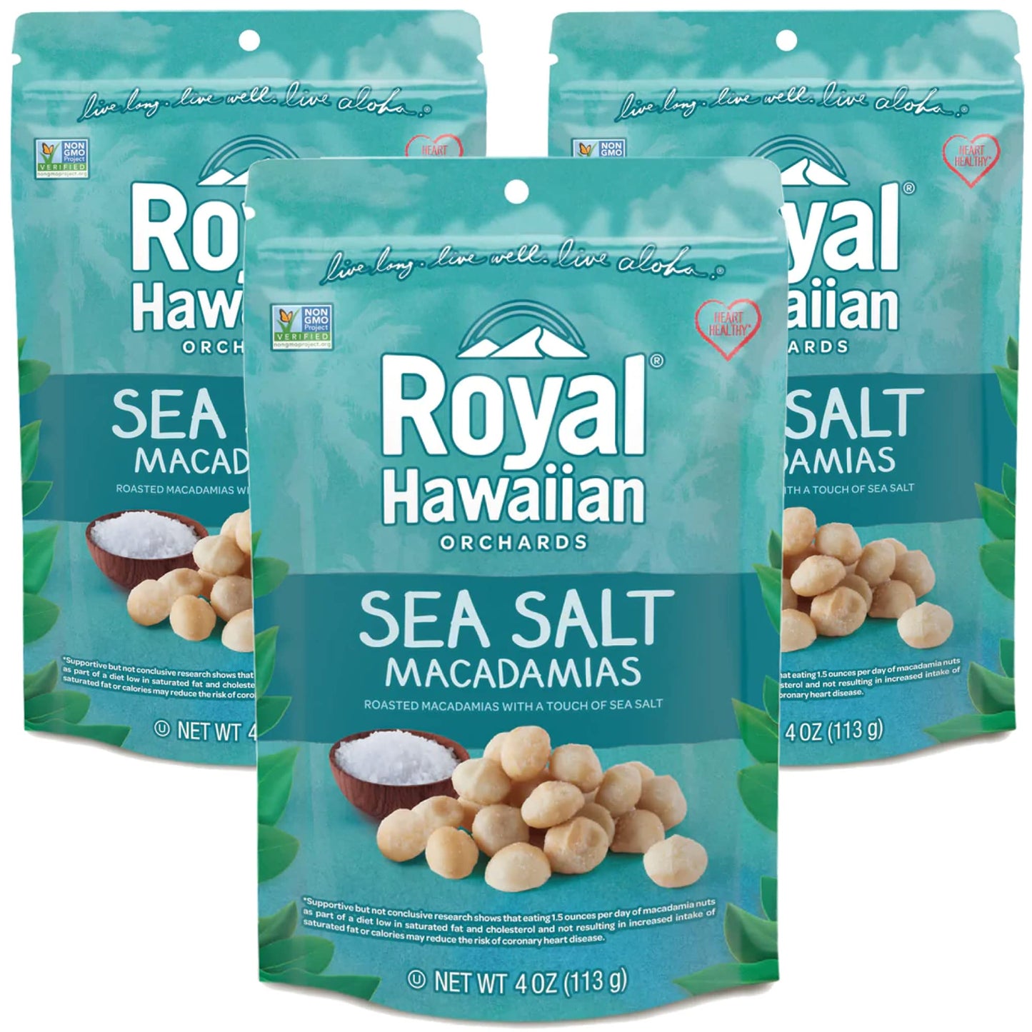 Rho Macadma Nut Sea Salt ( 6 X 4 Oz   )