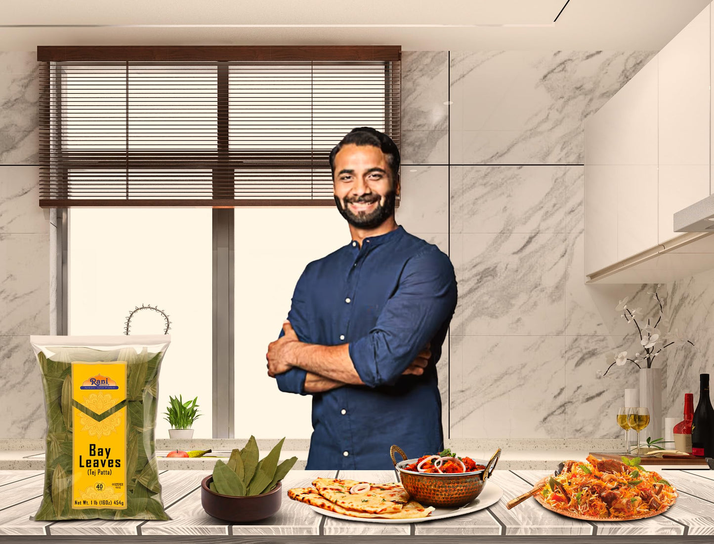 Rani Bay Leaf Whole Spice, Extra Large 16oz (1lb), All Natural, Gluten Friendly, NON-GMO, Vegan, Indian Origin