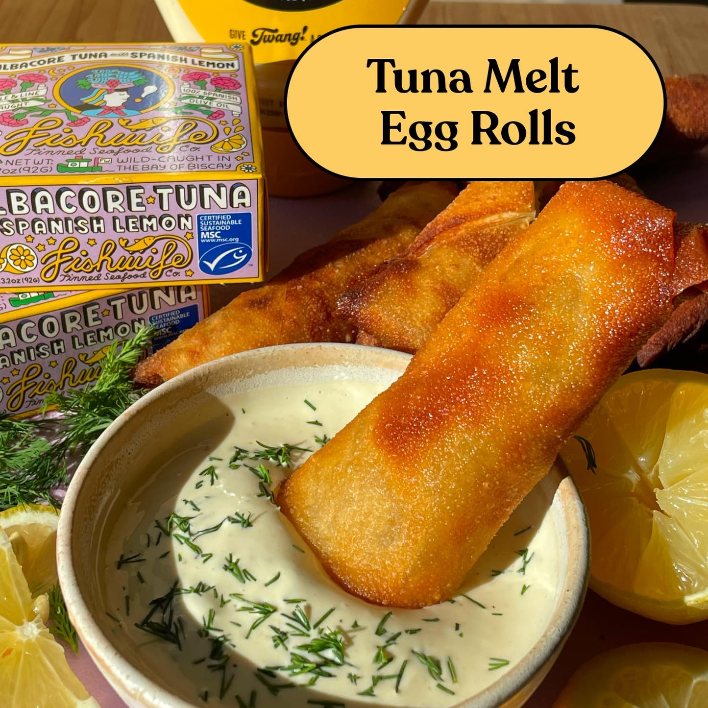 Fishwife Lemon Tuna 3-Pack (3.2 Ounce) | Msc-Certified Sustainable Seafood, High Protein, Gluten Free | Handpacked In Bpa-Free T