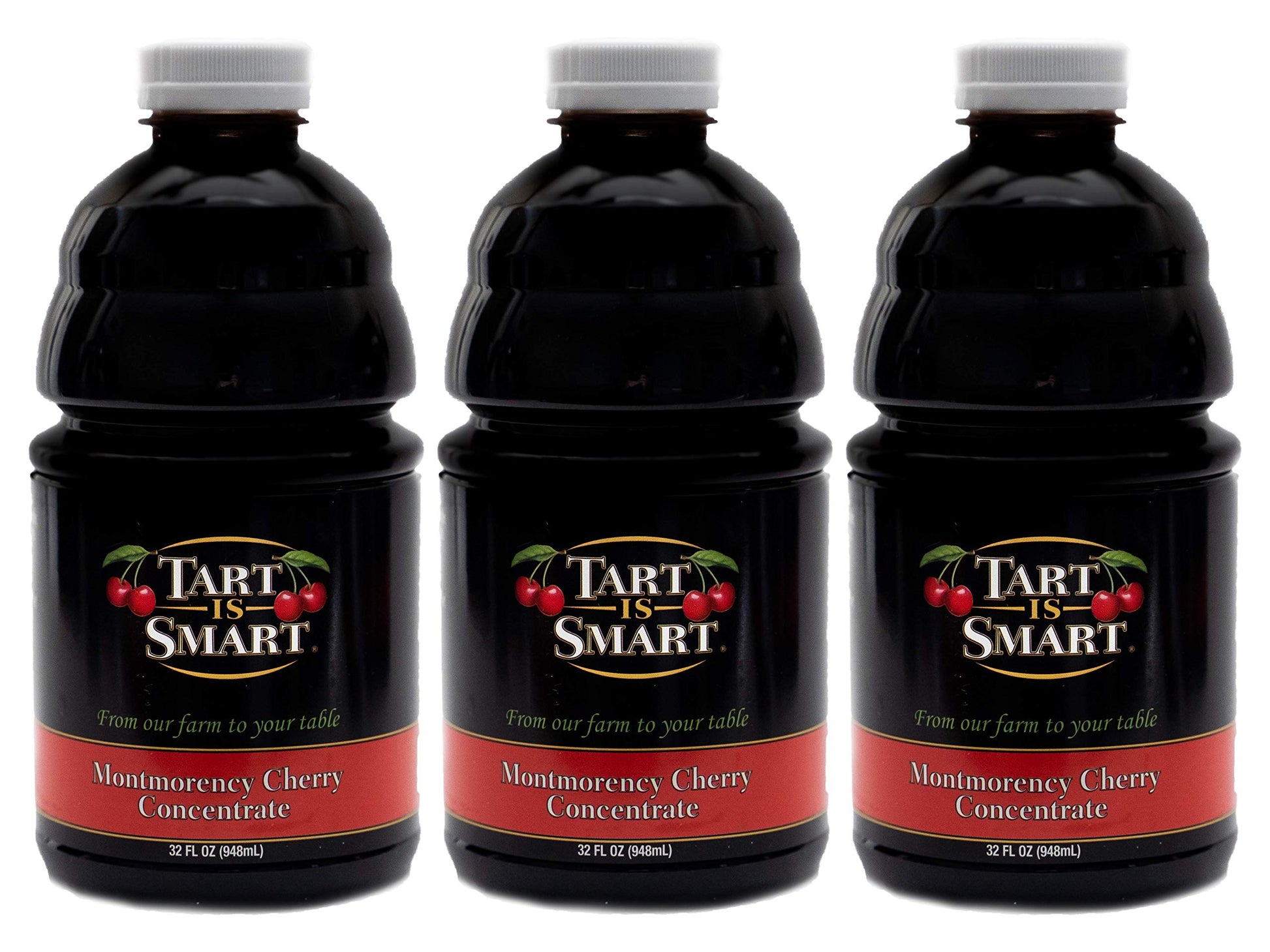 Tart Is Smart, Montmorency Tart Cherry Juice Concentrate, 32 Ounce (Pack Of 3)